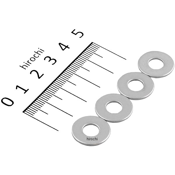 866114 ポッシュ POSH ステンレスフラットワッシャー 1/4インチ-20