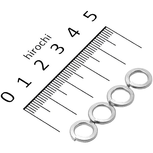 866124 ポッシュ POSH ステンレススプリングワッシャー 1/4インチ-20