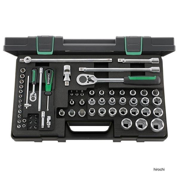 86TXKN スタビレー STAHLWILLE 63点組 1/4SQ 1/2SQ ソケットレンチセット