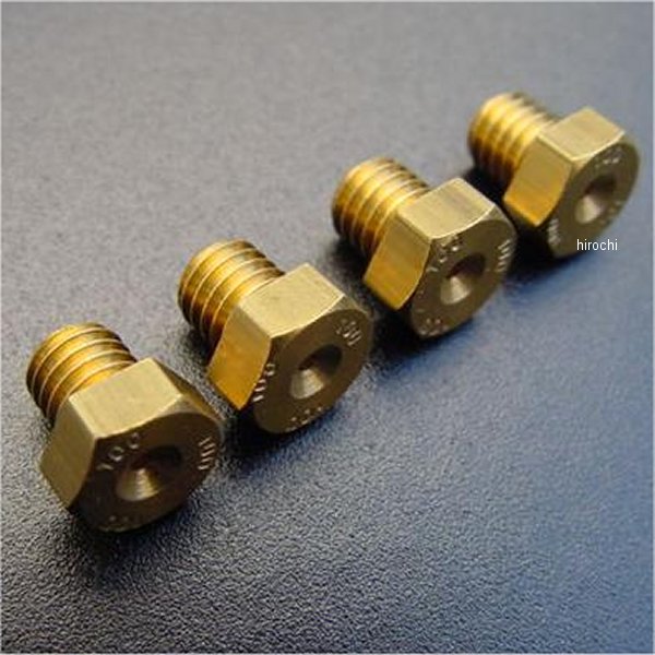 8702 ビーアールシー BRC 純正キャブ用メインジェット♯100 4個セット 79年-82年 Z400FX