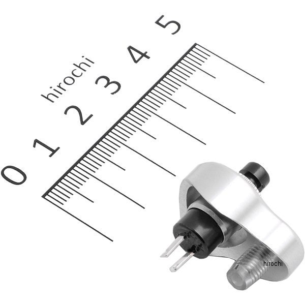 880351 ポッシュ POSH ミニスイッチ 汎用1穴 プッシュスイッチ アルミ