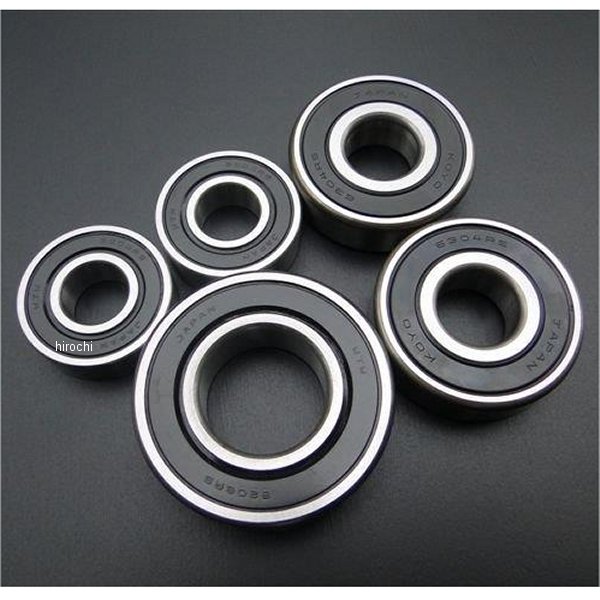 8849 ビーアールシー BRC 強化ホイールベアリング前後セット 5個 96年-08年 ゼファーχ