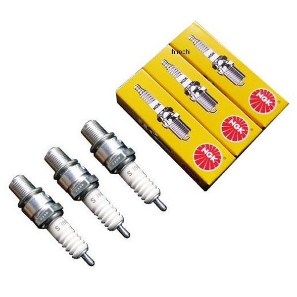 8878 ビーアールシー BRC 純正プラグ 3本セット B8HS 70年-80年 KH250、KH400全機種用、250SS、300SS、400SS