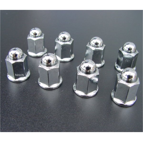 8880 ビーアールシー BRC 純正マフラー取付用メッキロングキャップナット 8個 Z400FX、Z400GP、GPZ400F、Z400J