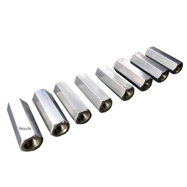 8881 ビーアールシー BRC マフラー取付用ステンレス製超ロングナット 8個 CB350、Z1、Z2