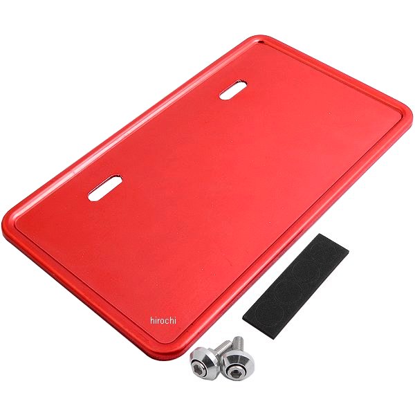 900106 NBS バイクパーツセンター ナンバープレートベース 125cc以上用 赤