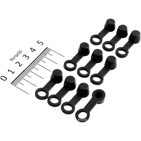 900310 NBS バイクパーツセンター ブリーダーラバーキャップ 黒 10個入り