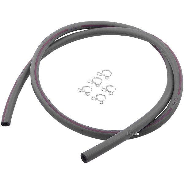 900312 NBS バイクパーツセンター フューエルホース φ5 5mm×10mm×1m 黒