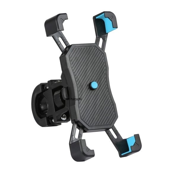 900411 NBS バイクパーツセンター スマホホルダー 4点ホールドクイックリリースタイプ ブルー