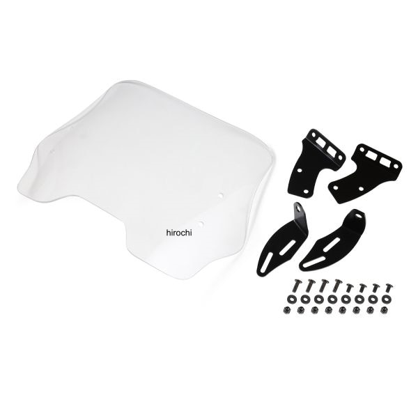 900709 NBS バイクパーツセンター ショートフロントスクリーン カブ クリア