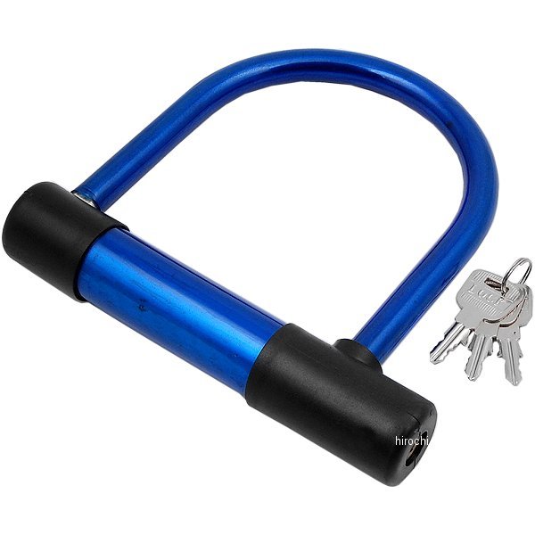 900902 NBS バイクパーツセンター U字ロック ワイドタイプ 青