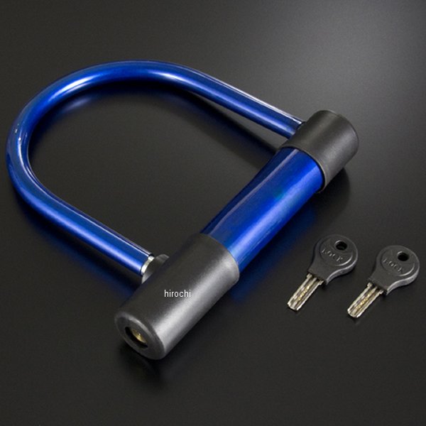 900905 NBS バイクパーツセンター U字ロック ワイドタイプ 青10本セット