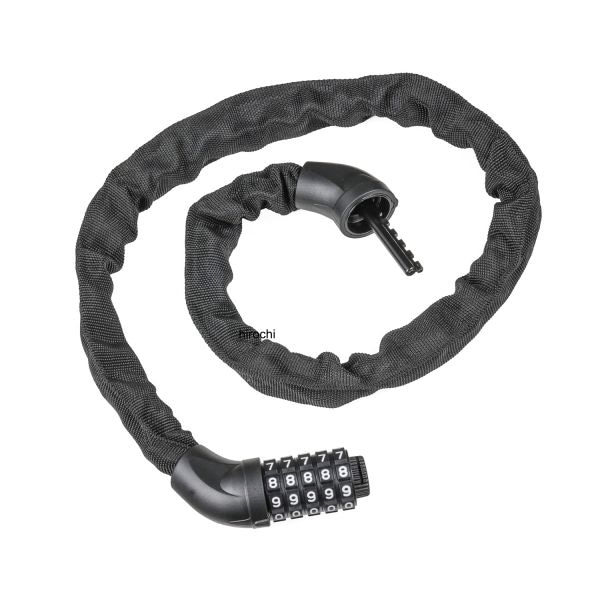 900918 NBS バイクパーツセンター チェーンロック ダイヤル式 黒