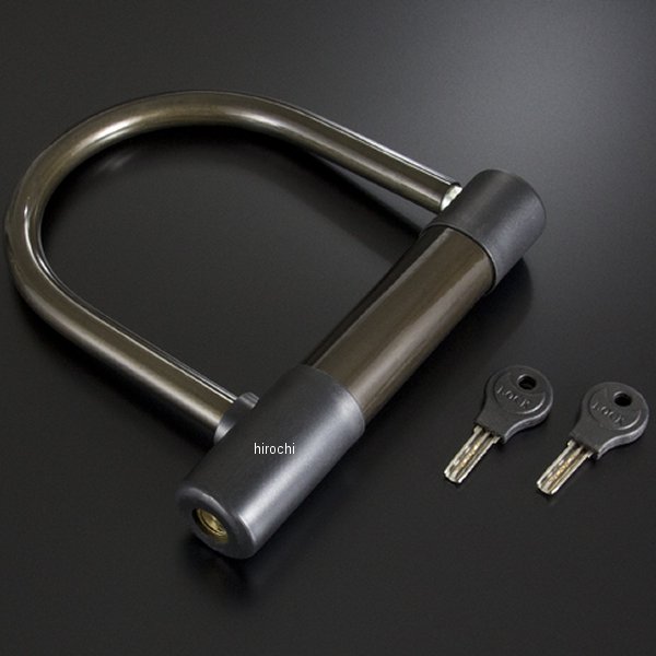 9009 NBS バイクパーツセンター U字ロック ワイドタイプ 黒