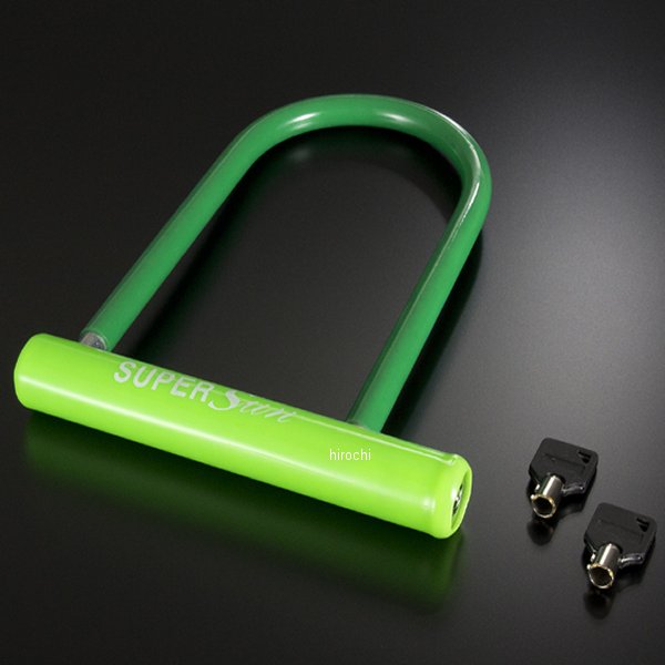 9015 NBS バイクパーツセンター U字ロック 緑