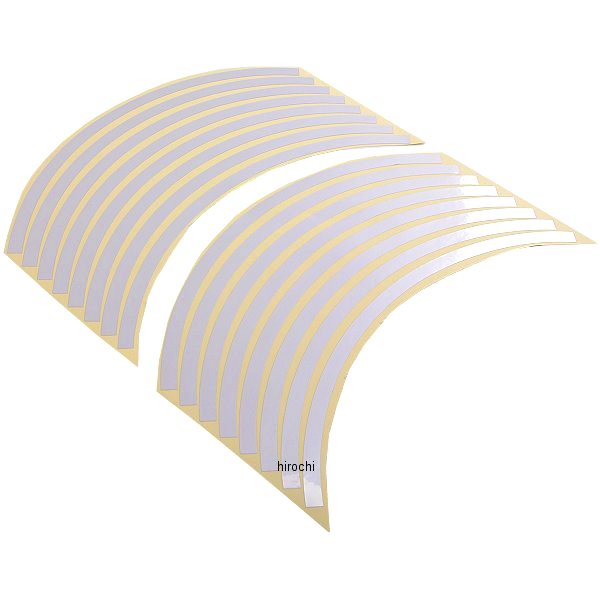 901806 NBS バイクパーツセンター リムステッカー 10インチ用 シルバー