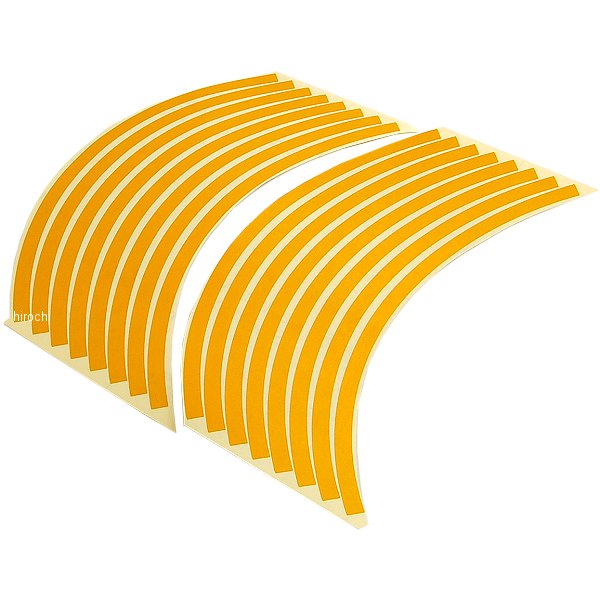 901813 NBS バイクパーツセンター リムステッカー 12インチ用 黄