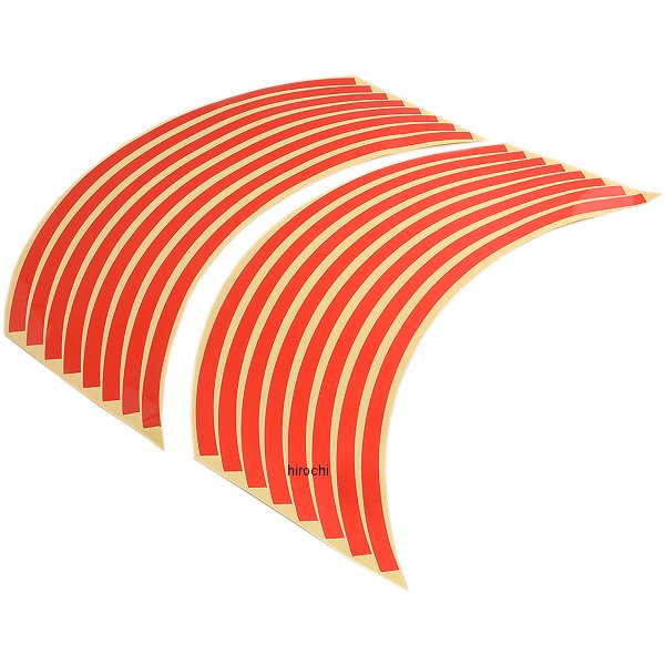 901821 NBS バイクパーツセンター リムステッカー 17インチ用 赤