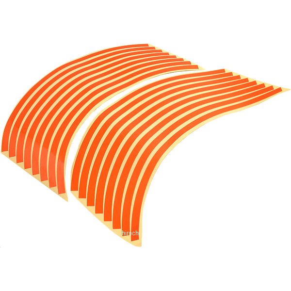 901824 NBS バイクパーツセンター リムステッカー 17インチ用 オレンジ