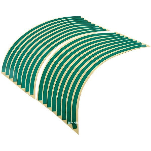 901825 NBS バイクパーツセンター リムステッカー 17インチ用 緑