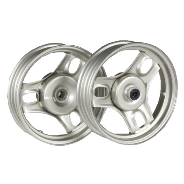 9029 NBS バイクパーツセンター ホイール トゥデイ 10インチ ドラムブレーキ用 前後セット