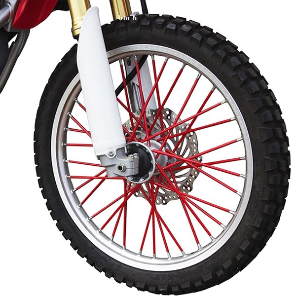 903356 NBS バイクパーツセンター スポークラップ 汎用 190mm 赤 40本セット(ホイール1本分)