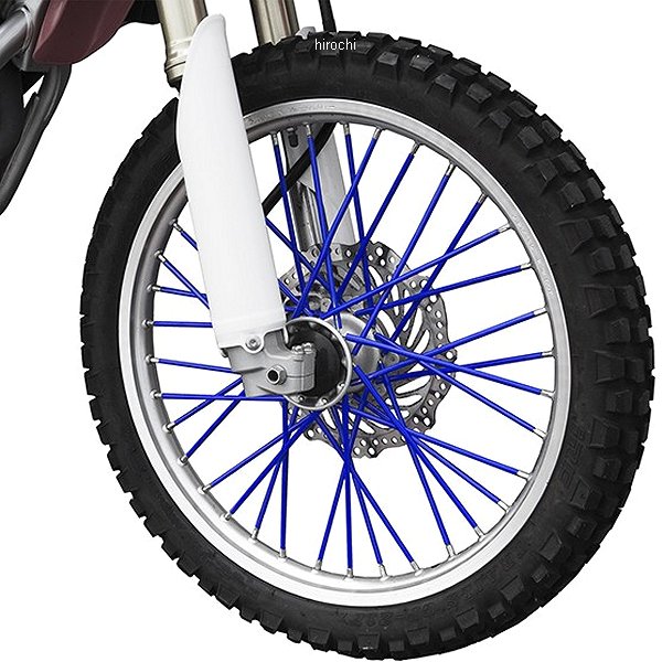 903360 NBS バイクパーツセンター スポークラップ 汎用 190mm 青 40本セット(ホイール1本分)