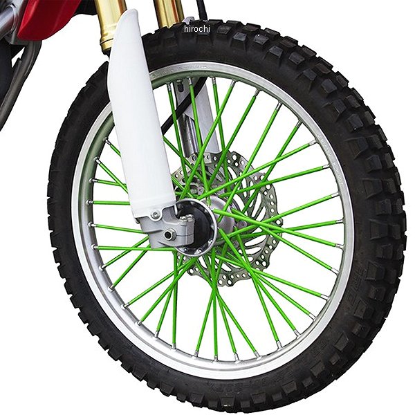 903366 NBS バイクパーツセンター スポークラップ 汎用 215mm 緑 40本セット(ホイール1本分)