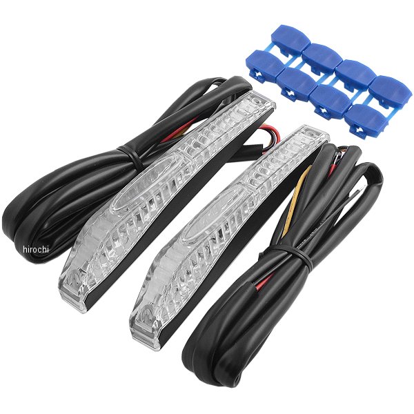 903367 NBS バイクパーツセンター LEDウインカーセット 汎用 縦型スリムタイプ 2個入り