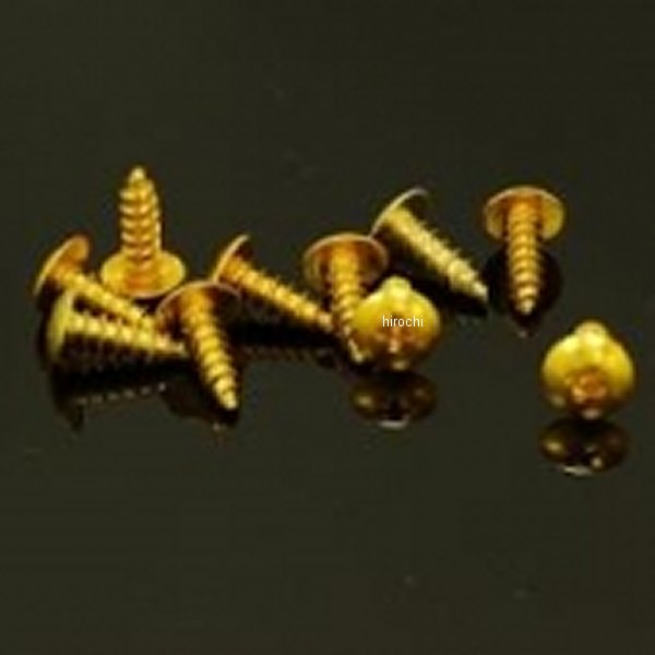 904201 NBS バイクパーツセンター アルミビス 5mm×15mm ゴールド 50本入り