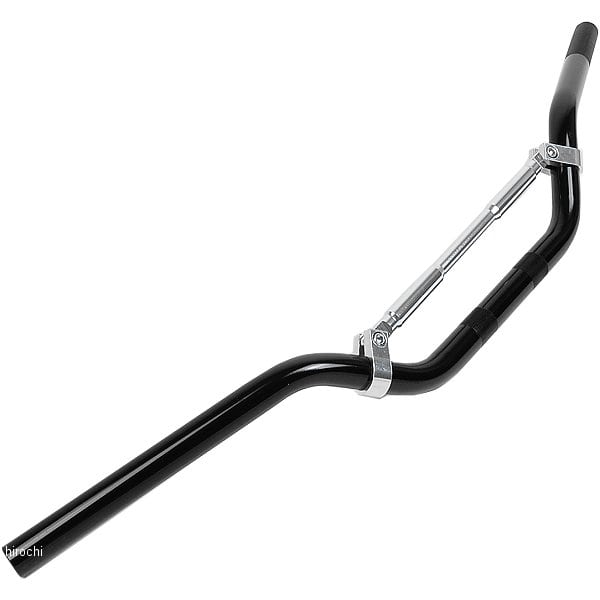 904603 NBS バイクパーツセンター アルミバーハンドル インパルス、ゼファー ブレース付き 黒