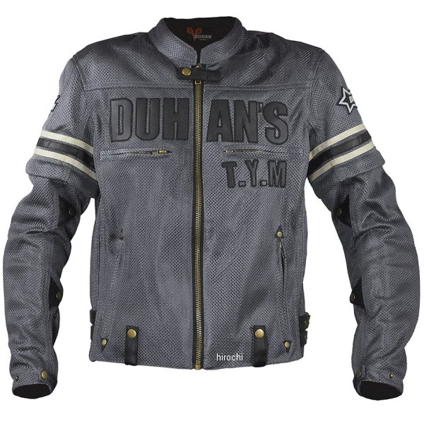 905416 NBS バイクパーツセンター DUHAN デタッチャブル スリーブ フルメッシュ ジャケット グレー Lサイズ