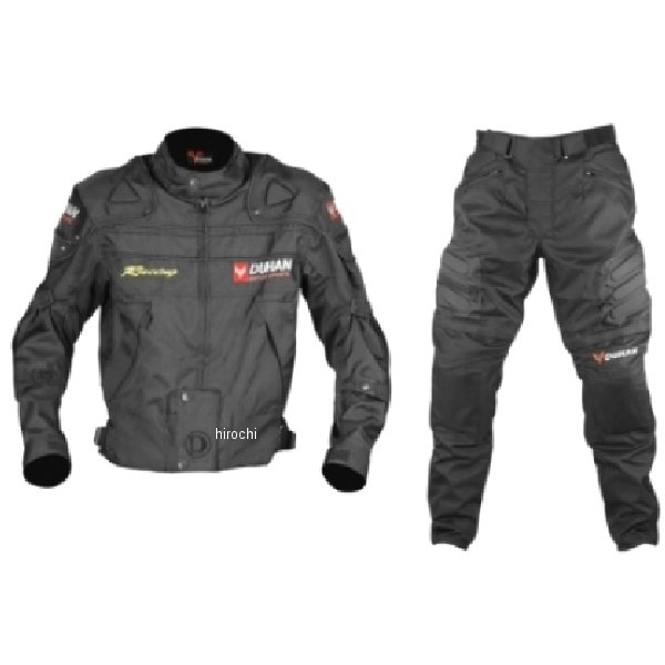 905469 ドゥーハン DUHAN ジャケット＆パンツセット 黒 Mサイズ
