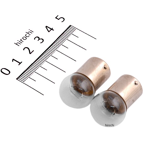 905516 NBS バイクパーツセンター ウインカーバルブ G18 12V 15W クリア 2個入り