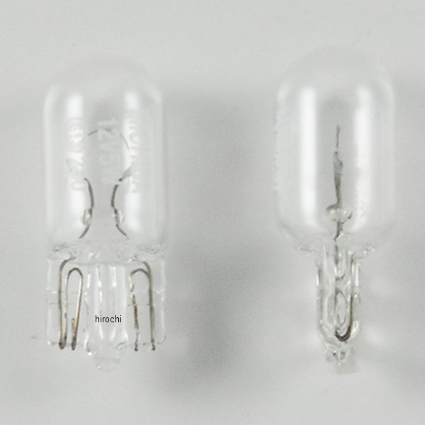 905542 NBS バイクパーツセンター ウェッジバルブ T10 12V 5W クリア 2個入り