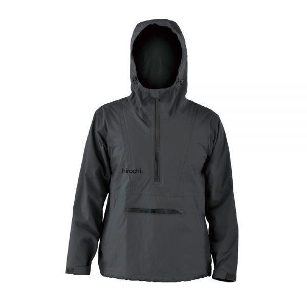 905904 NBS バイクパーツセンター B-201 フーバー レインジャケット/プルオーバー LL ブラック