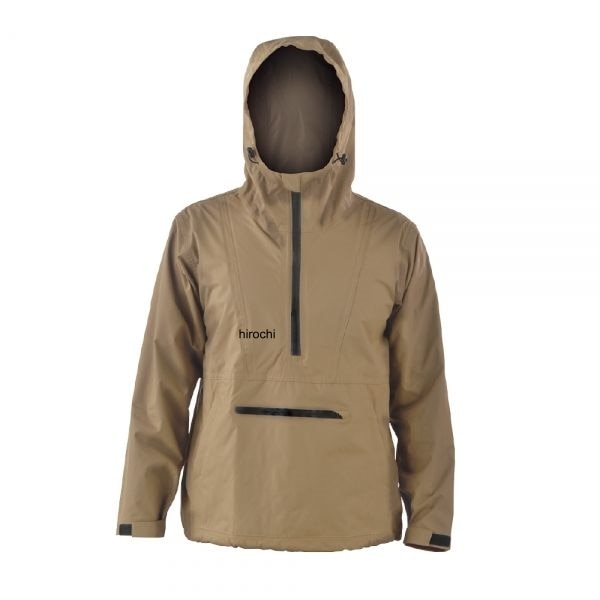 905914 NBS バイクパーツセンター B-201 フーバー レインジャケット/プルオーバー LL キャメル