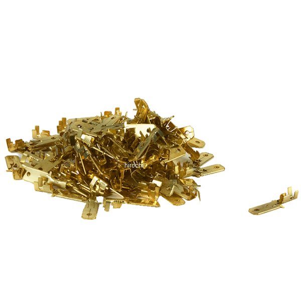 906101 NBS バイクパーツセンター 平型ギボシ端子 オス 100個入り