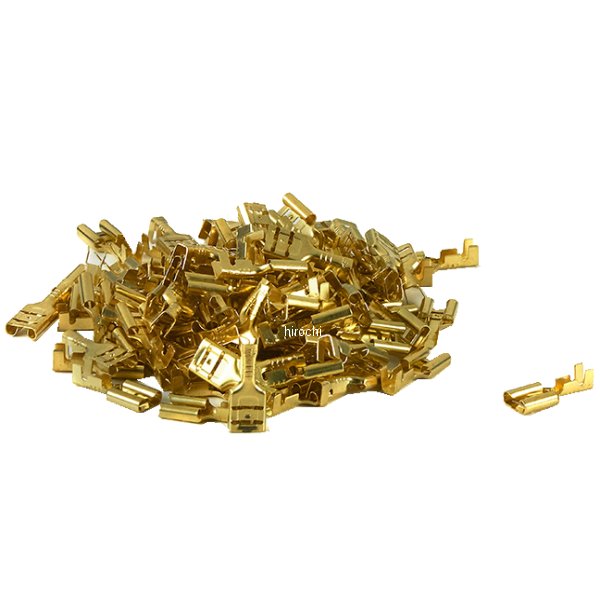 906201 NBS バイクパーツセンター 平型ギボシ端子 メス 100個入り