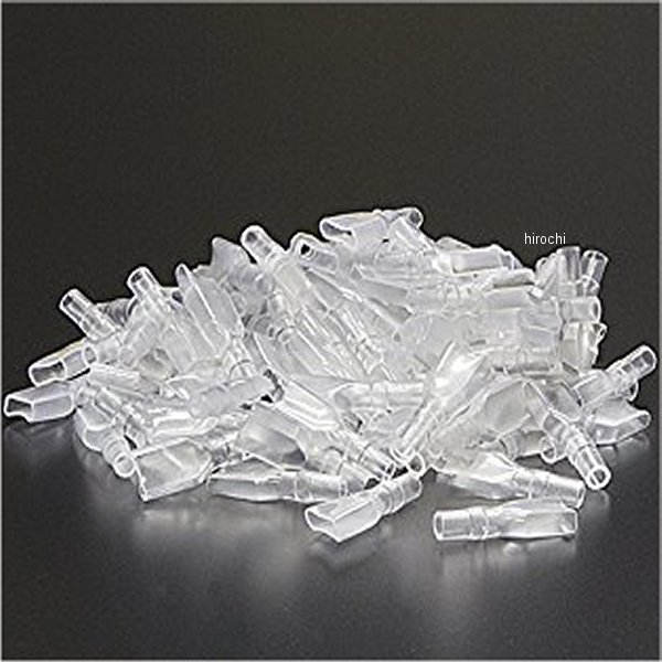 9062 NBS バイクパーツセンター 平型ギボシ端子スリーブ メス 100個入り