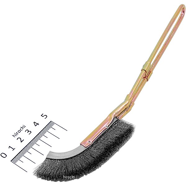 906501 NBS バイクパーツセンター 鉄ブラシ 曲型