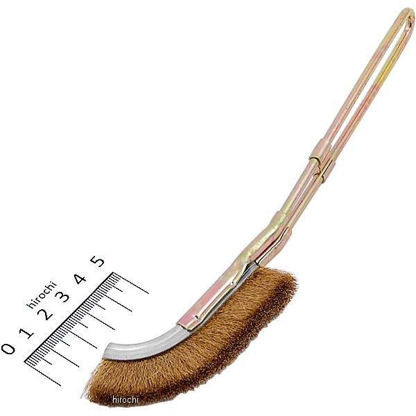 9065 NBS バイクパーツセンター 真鍮ブラシ 曲型