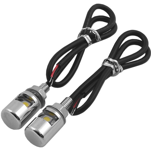 9066 NBS バイクパーツセンター ナンバー灯ボルト LED内蔵 2個入り