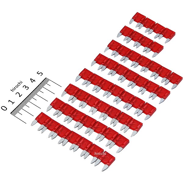 906703 NBS バイクパーツセンター ミニブレード型ヒューズ 10A 50個入り
