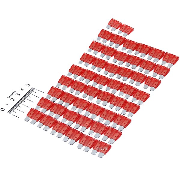 906803 NBS バイクパーツセンター ブレード型ヒューズ 10A 50個入り