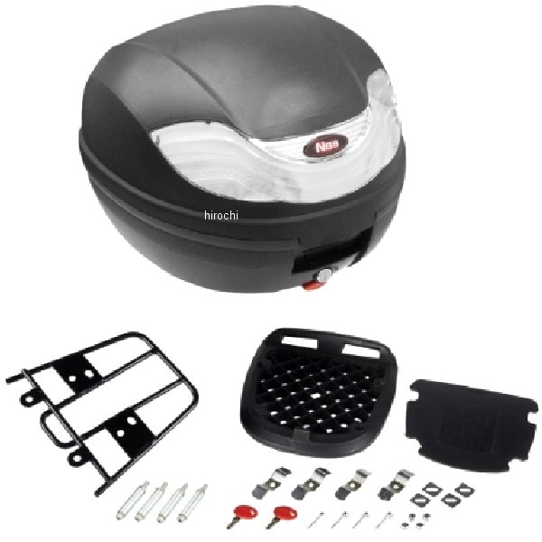 907959 NBS バイクパーツセンター リアボックス 32L/リアキャリアセット PCX用 黒/シルバー