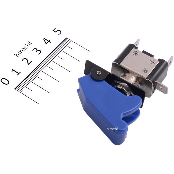 9090 NBS バイクパーツセンター ミサイルスイッチ 汎用 ON/OFFタイプ 青 1個入り