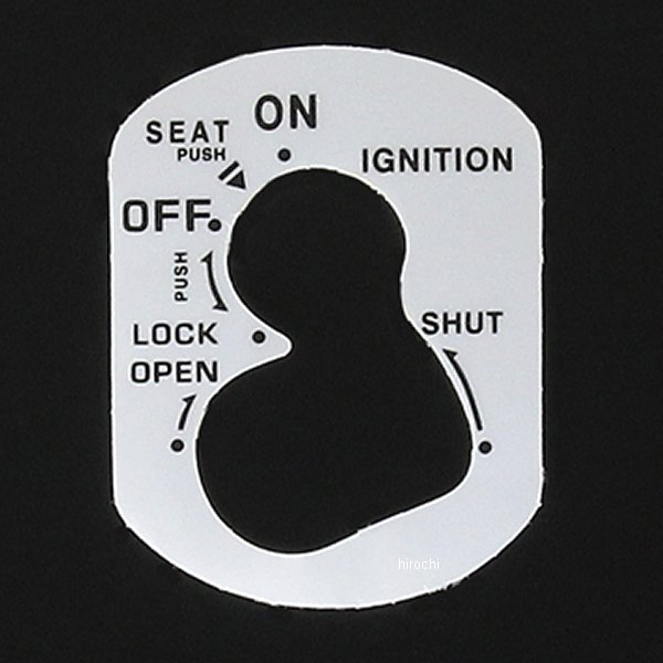 909603 NBS バイクパーツセンター キーシャッターリカバーシール ホンダB 10枚入り