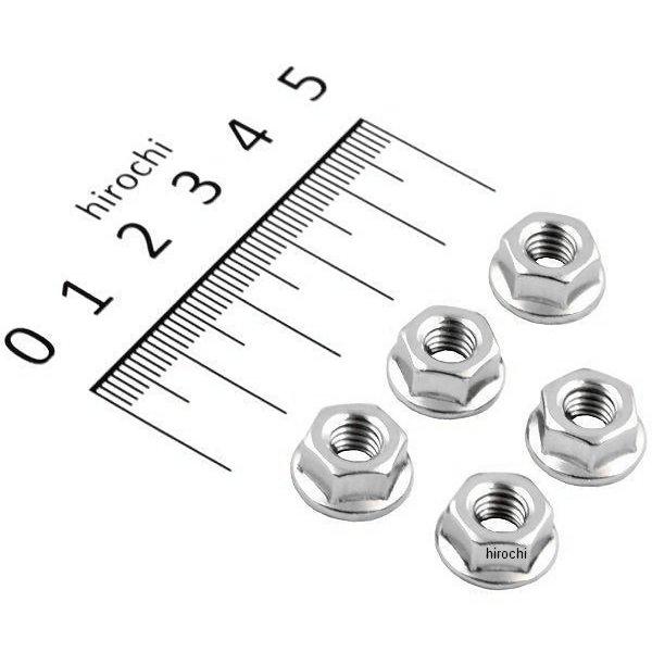 900026-S1 ポッシュ POSH フランジナットセット M6 ステンレス 5個入り