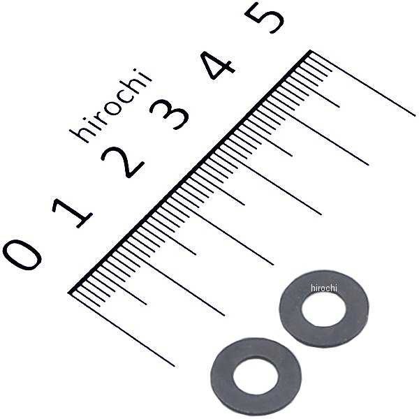 900045-K2 ポッシュ POSH 平ワッシャーセット M5 黒 2個入り